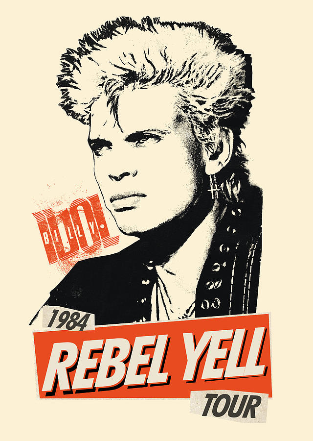 Billy Idol - Rebel Yell Tour 1984 Photograph by Epic Rights