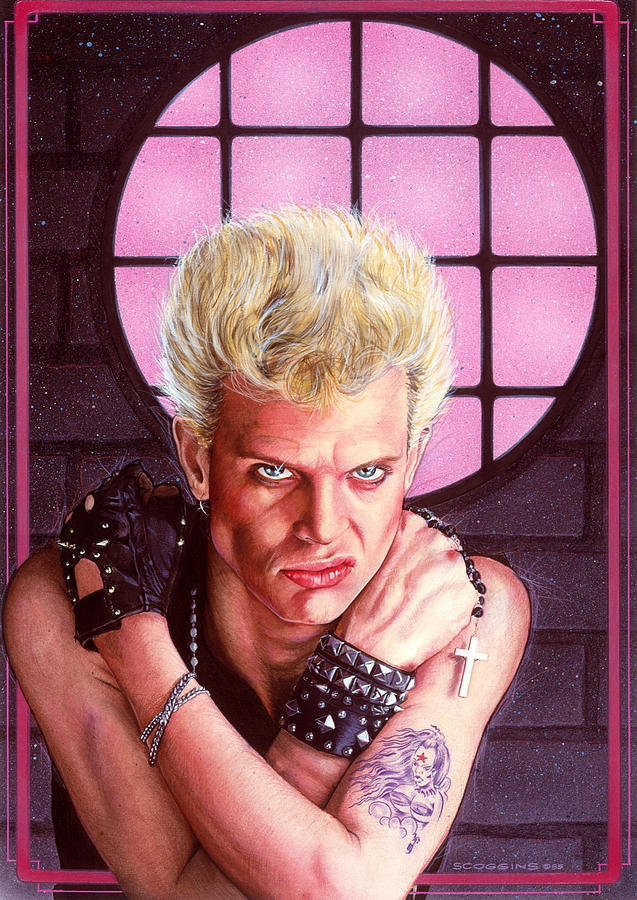 Billy Idol Painting by Timothy Scoggins - Fine Art America