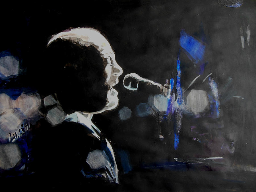 Billy Joel Painting by Lucia Hoogervorst