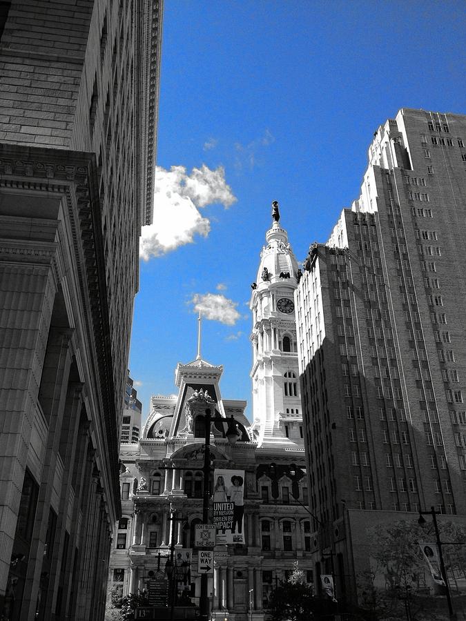 Billy Penn Blue Photograph by Photographic Arts And Design Studio