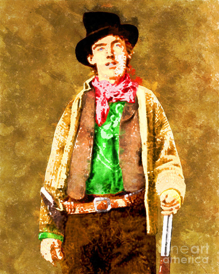 Billy The Kid 20130518wc v1 Photograph by Wingsdomain Art and Photography