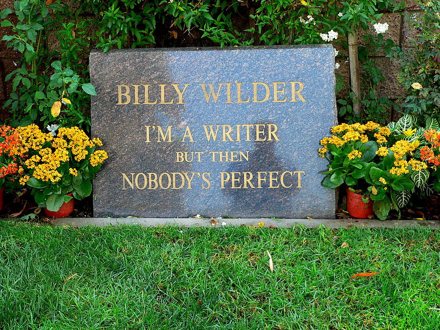 Billy Wilder Grave Photograph by Jeff Lowe