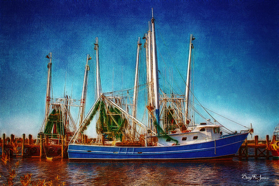 Boat Photograph - Biloxi Boat Docks by Barry Jones