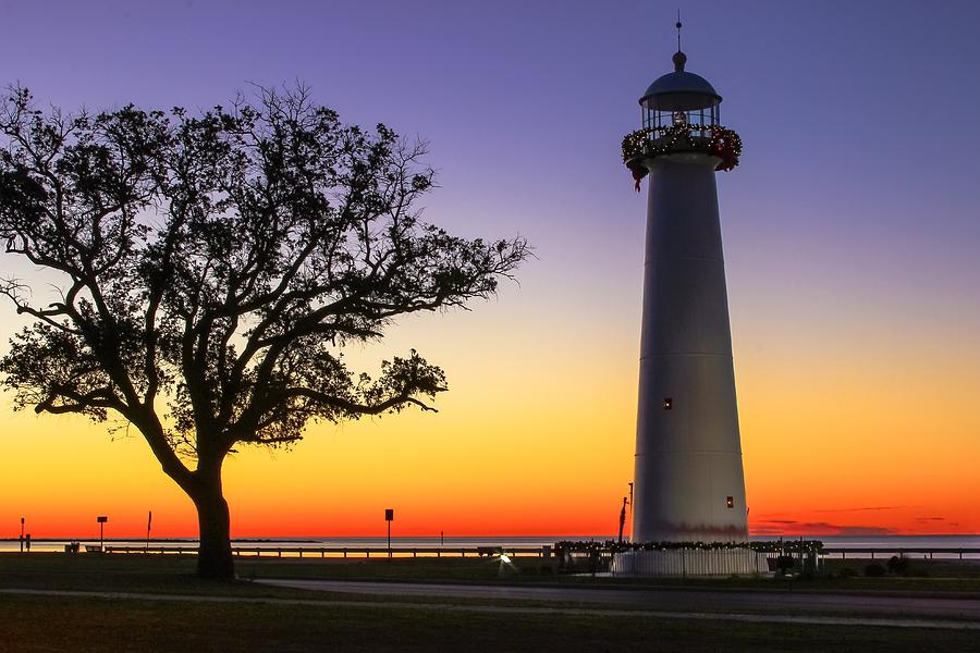 Lighthouse Photograph - Biloxi Lighthouse by Brian Wright