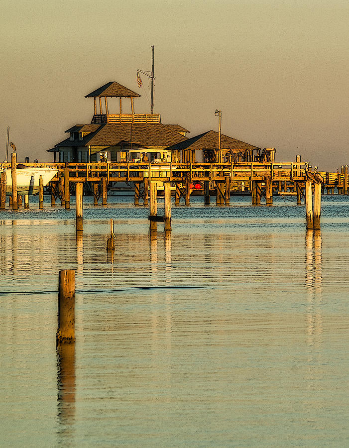Biloxi Schooner Pier Photograph by Don Schiffner