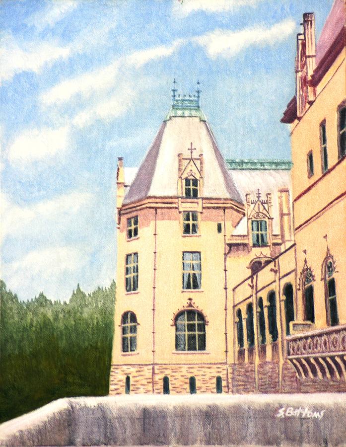 Biltmore balcony Painting by Stacy C Bottoms