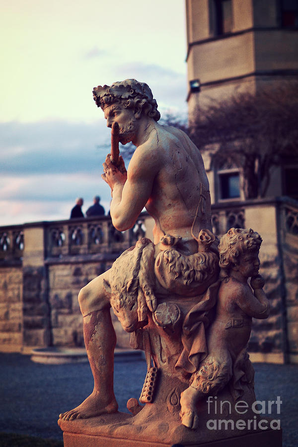 Biltmore Mansion Estate Italian Sculpture Art - Biltmore Statues Italian Architecture Photograph by Kathy Fornal