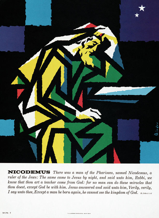 Portrait Painting - Binder Nicodemus, 1962 by Granger