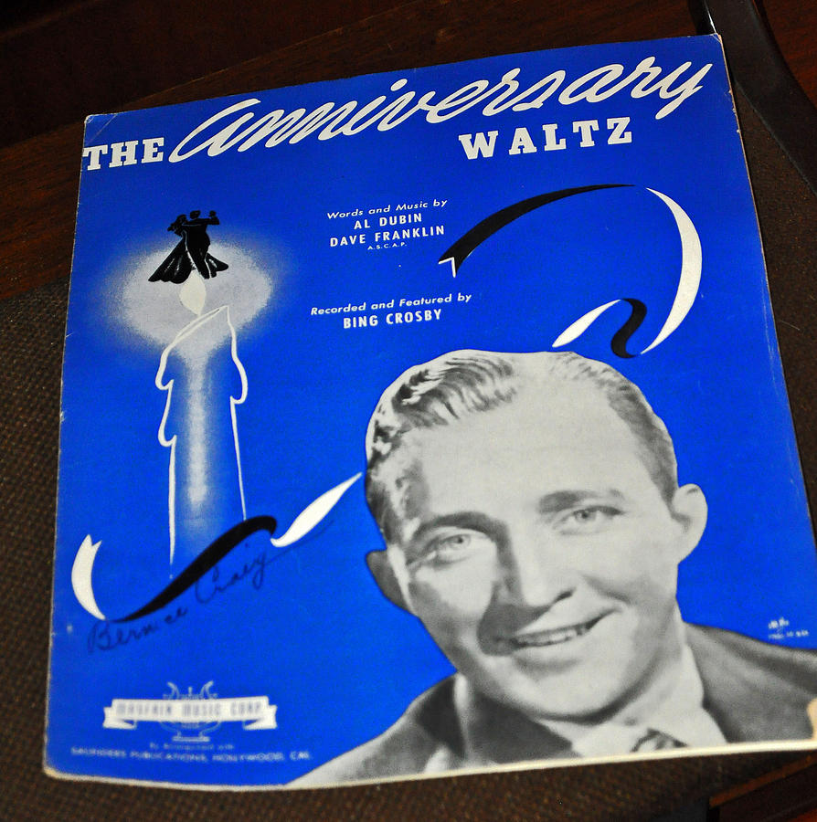 Bing Crosby Photograph - Bing Crosby Anniversary Waltz by Jay Milo