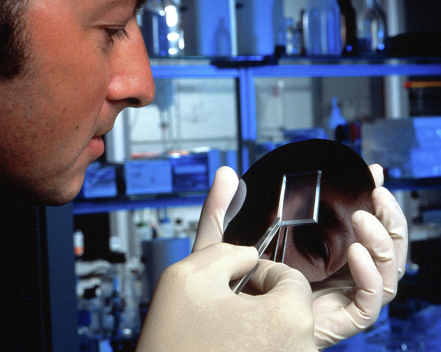 Equipment Photograph - Bioscience Microchips by Ibm Research
