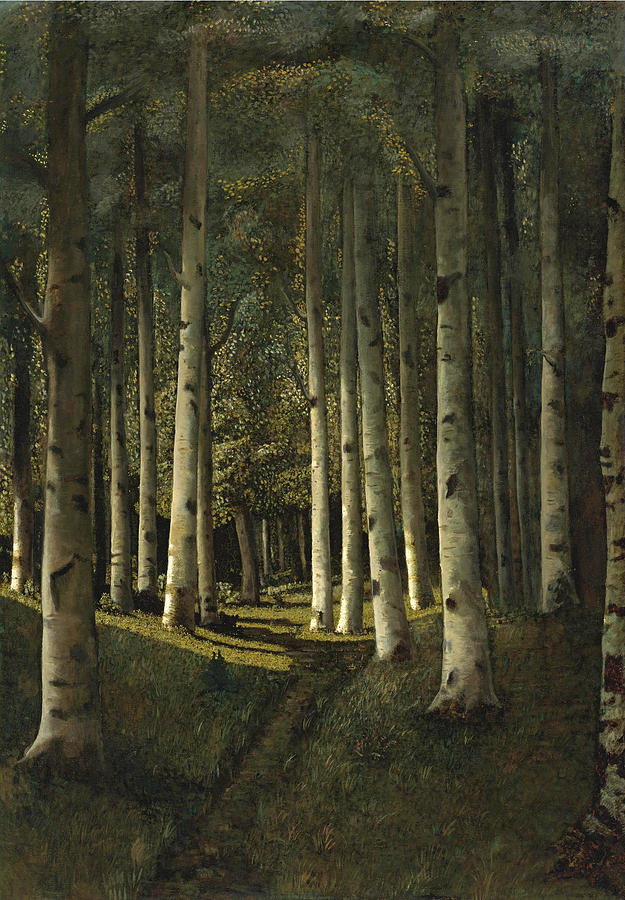Birch Grove Painting by Arkhip Ivanovich Kuindzhi