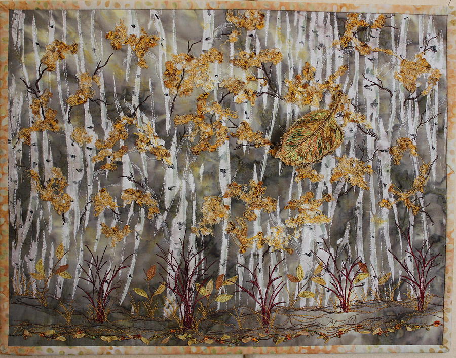 Birch Forest Tapestry - Textile - Birches by Holly McLean 