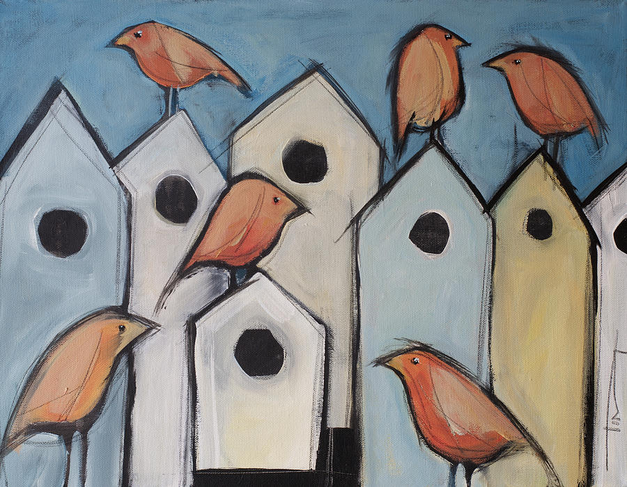 Bird Condo Association Painting by Tim Nyberg