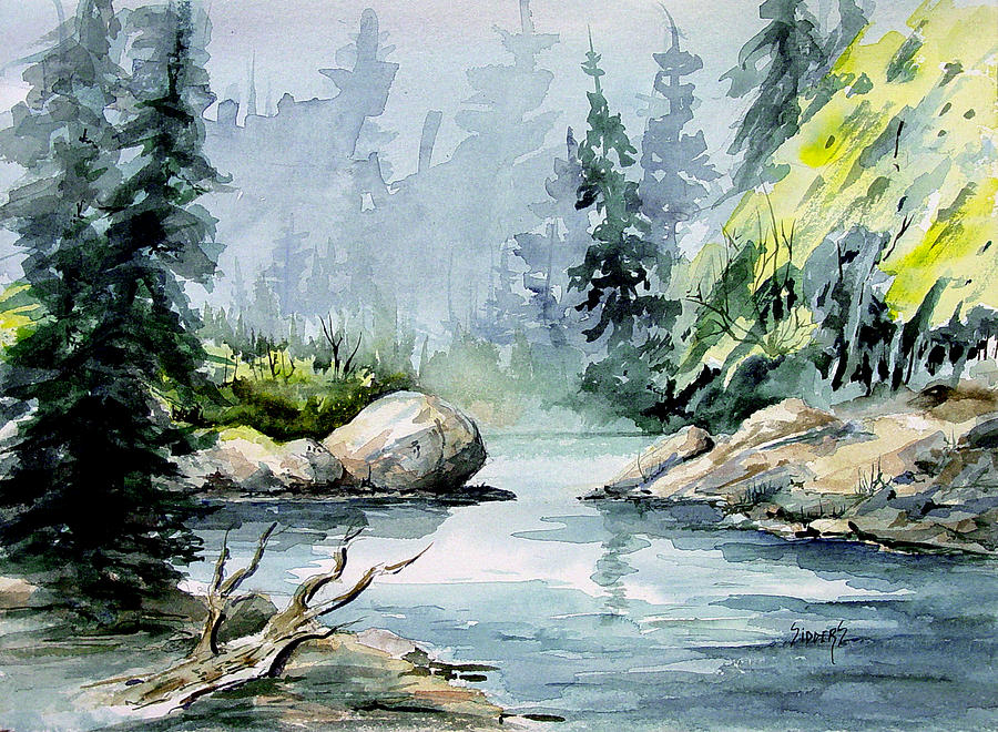 Bird Creek Painting by Sam Sidders