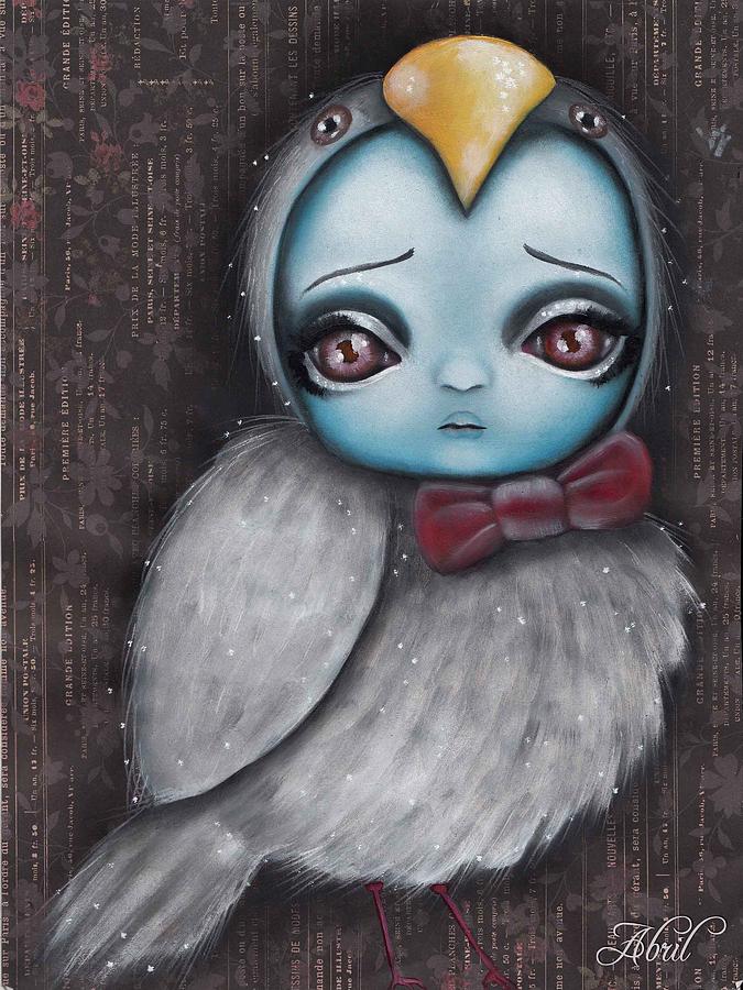 Bird Girl #3 Painting by Abril Andrade