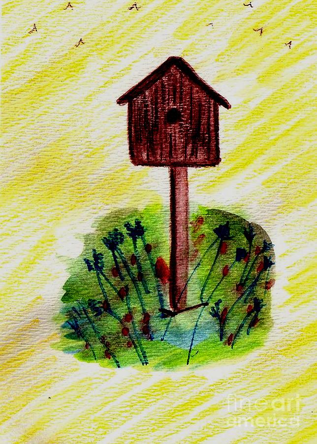 Bird House Painting by James and Donna Daugherty