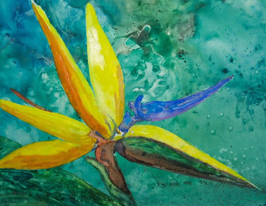 Bird of Paradise Costa Rica Painting by Patricia Beebe