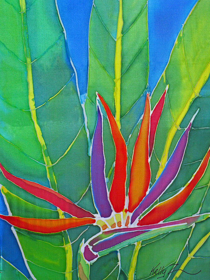 Bird of Paradise Painting by Kelly Smith