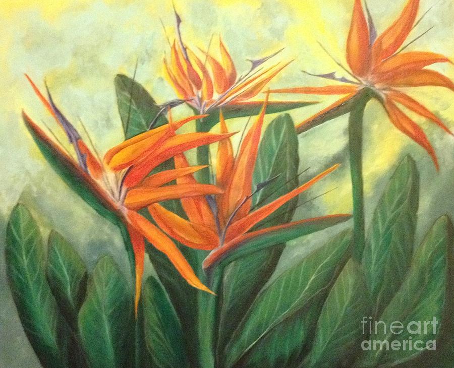 Summer Painting - Blooming Paridise by Karen Hamby