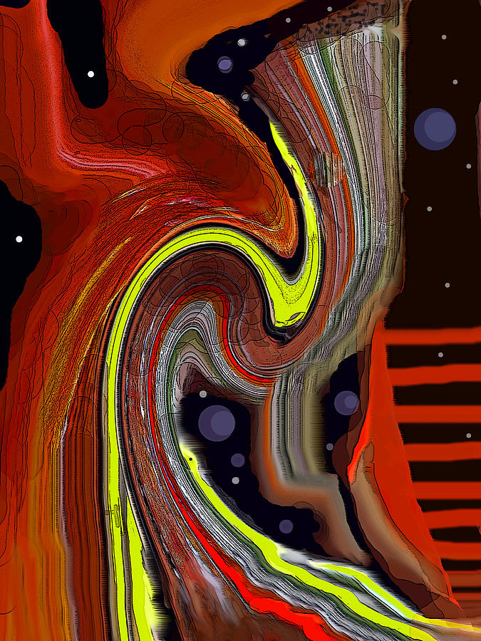 Space Digital Art - Bird of Prey					 by Ian  MacDonald