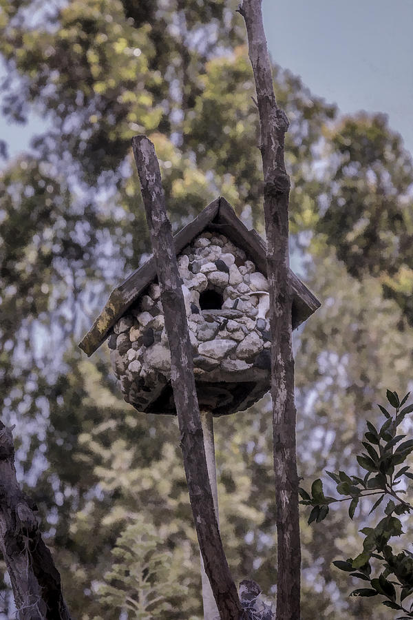 Birdhouse Digital Art by Photographic Art by Russel Ray Photos