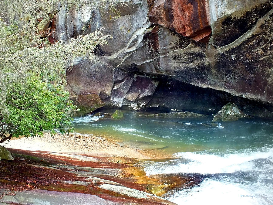 Birdrock Waterfall in Spring 2 Photograph by Duane McCullough