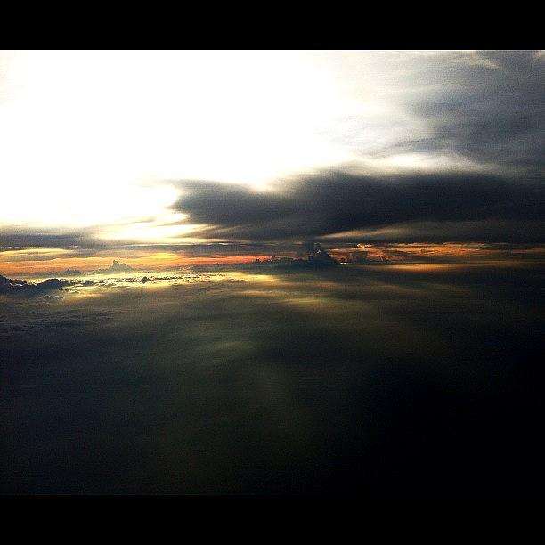 Sunset Photograph - Birds Eye View Of The Sky by Denise Tan