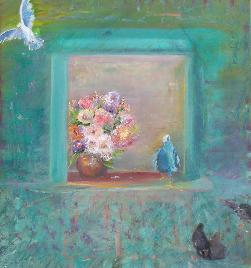 Birds of a Feather Painting by Susan  Esbensen