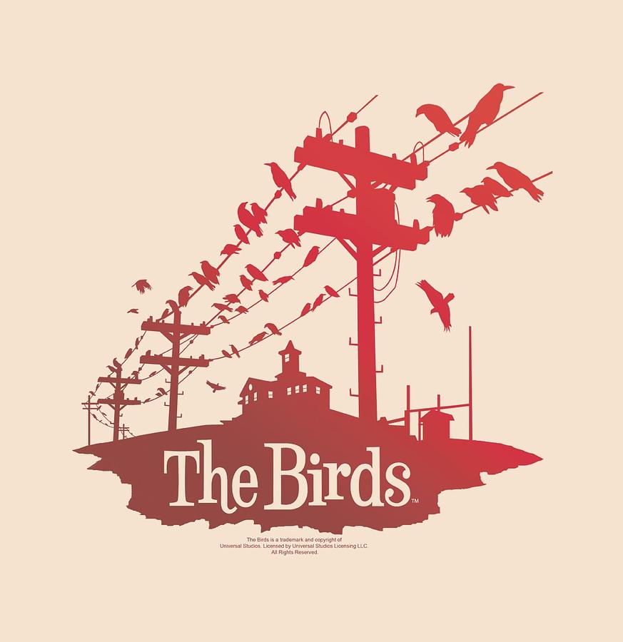 Bird Digital Art - Birds - On A Wire by Brand A