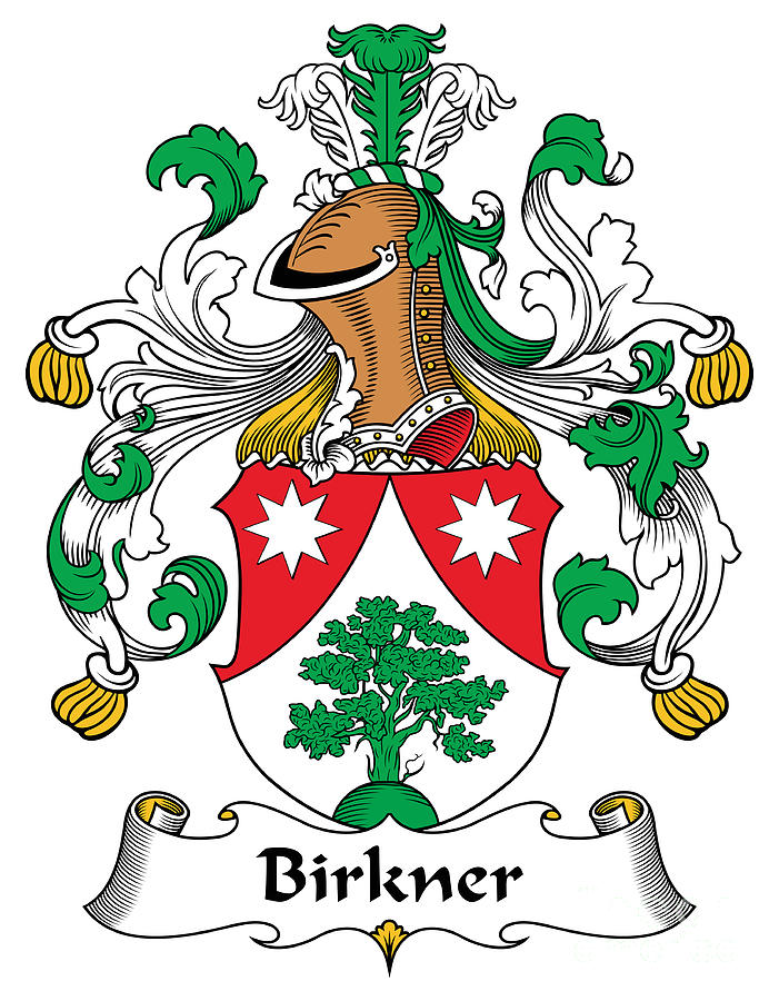 Birkner Coat of Arms German Digital Art by Heraldry - Pixels