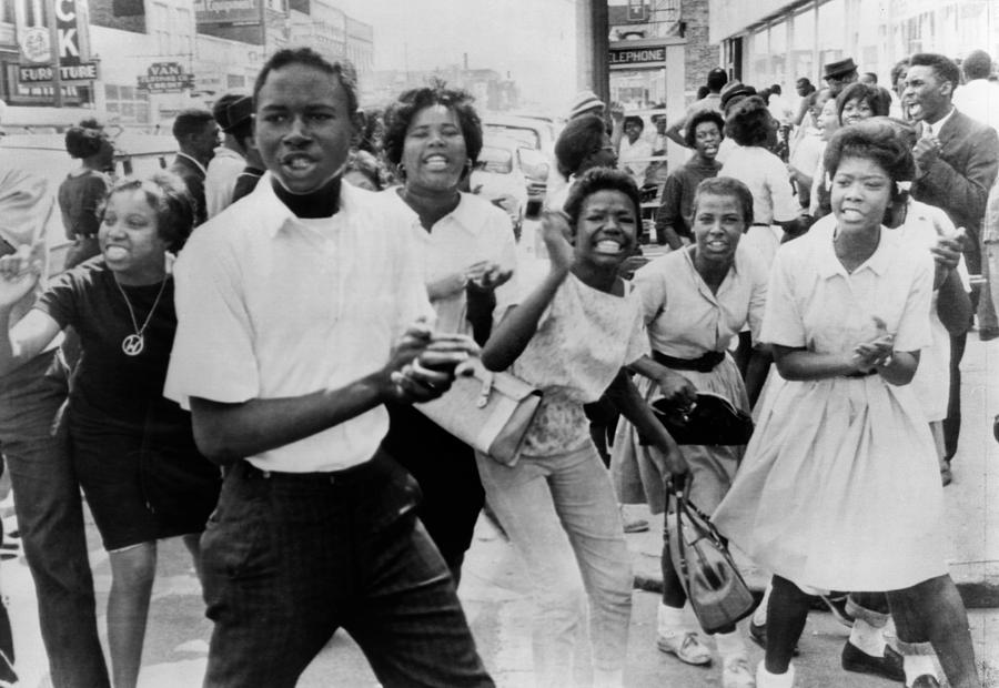 1963 Photograph - Birmingham March, 1963 by Granger