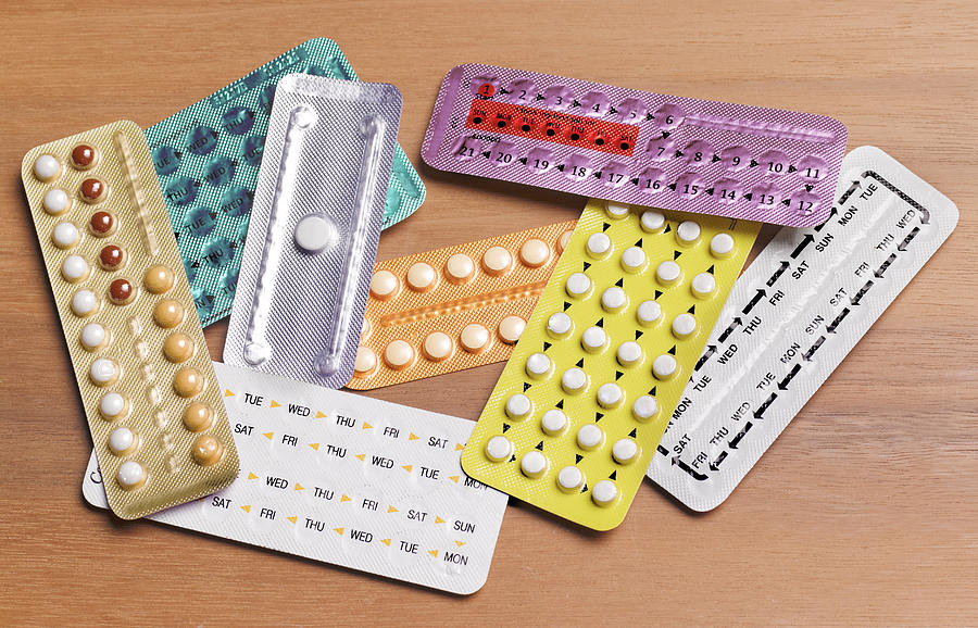 Birth Control Pills Photograph by Peter Dazeley