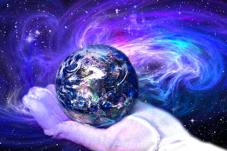 Birth of a Planet Digital Art by Lisa Yount