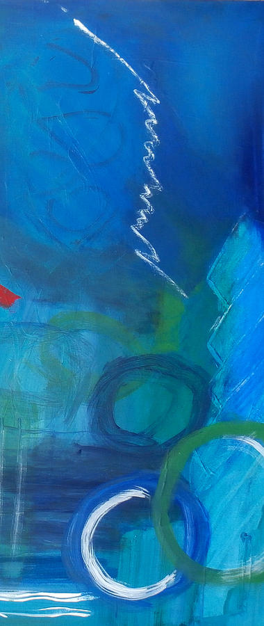 Birth of the Blues 3 Painting by Karyn Robinson