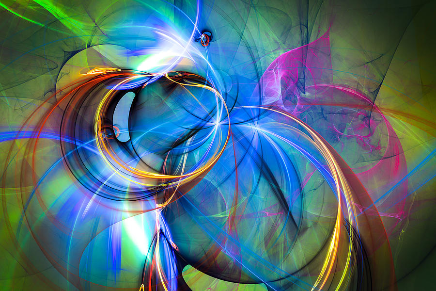 Birth of the butterfly Digital Art by Modern Abstract