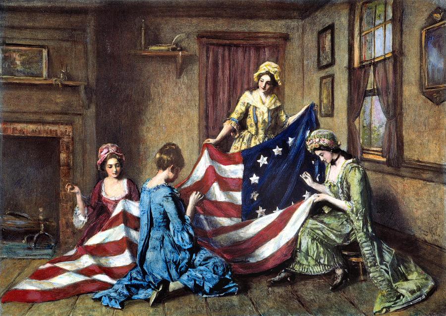 Birth Of The Flag Photograph by Granger