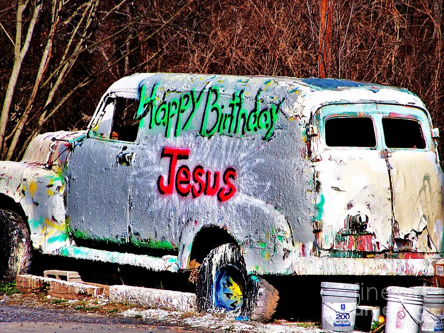 birthday card to Jesus Photograph