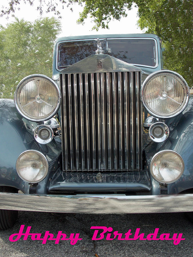 Birthday Rolls-Royce Photograph by Bob Johnson