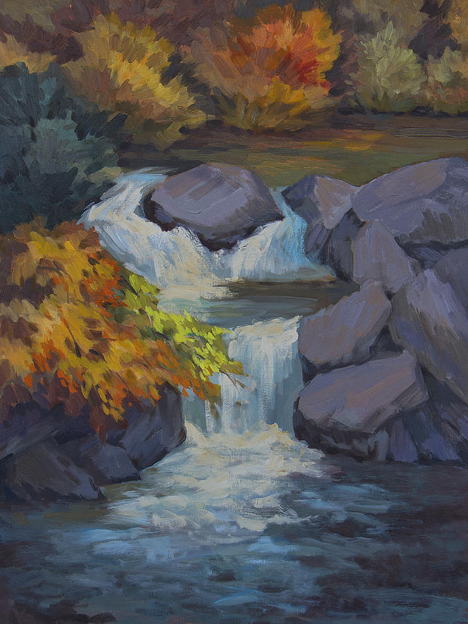 Fall Painting - Bishop Creek by Diane McClary