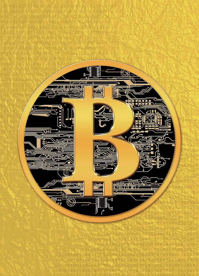 Bitcoin Logo Photograph by Victor Habbick Visions