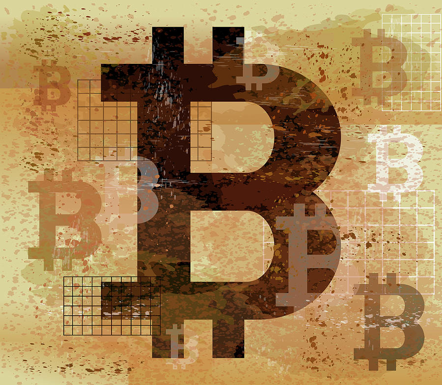 Bitcoin Symbols Photograph by Ikon Images