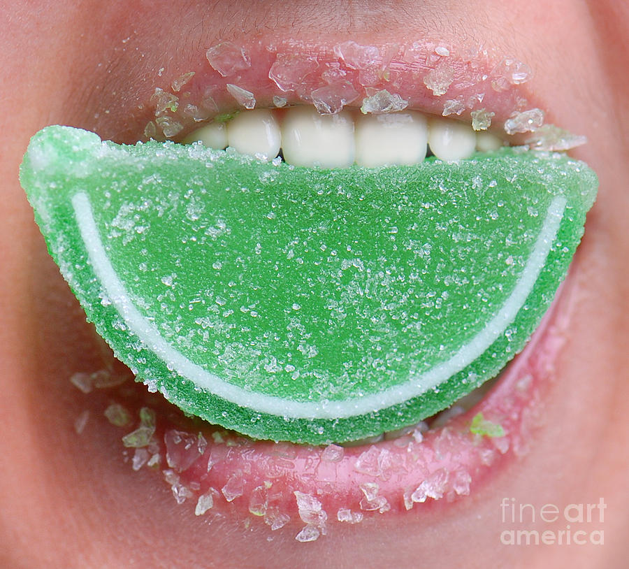 Biting Into Candy Lime Photograph By Jt Photodesign Fine Art America