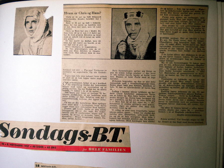 Bits from old danish article Photograph by Colette V Hera Guggenheim