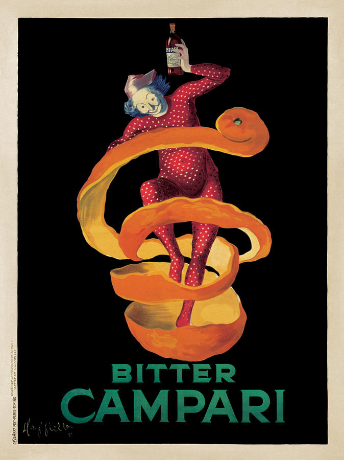 Advertising Painting - Bitter Campari by Leonetto Cappiello