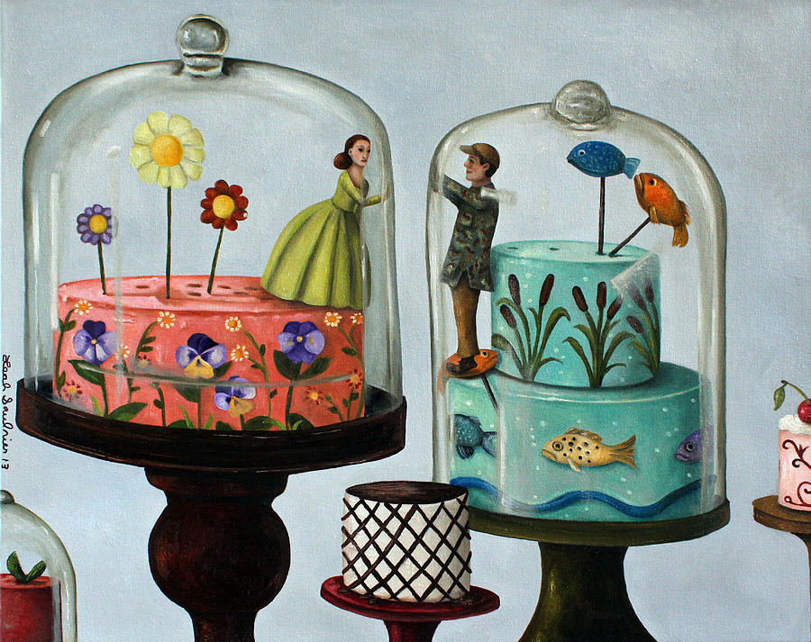 Cake Painting - Bittersweet by Leah Saulnier The Painting Maniac