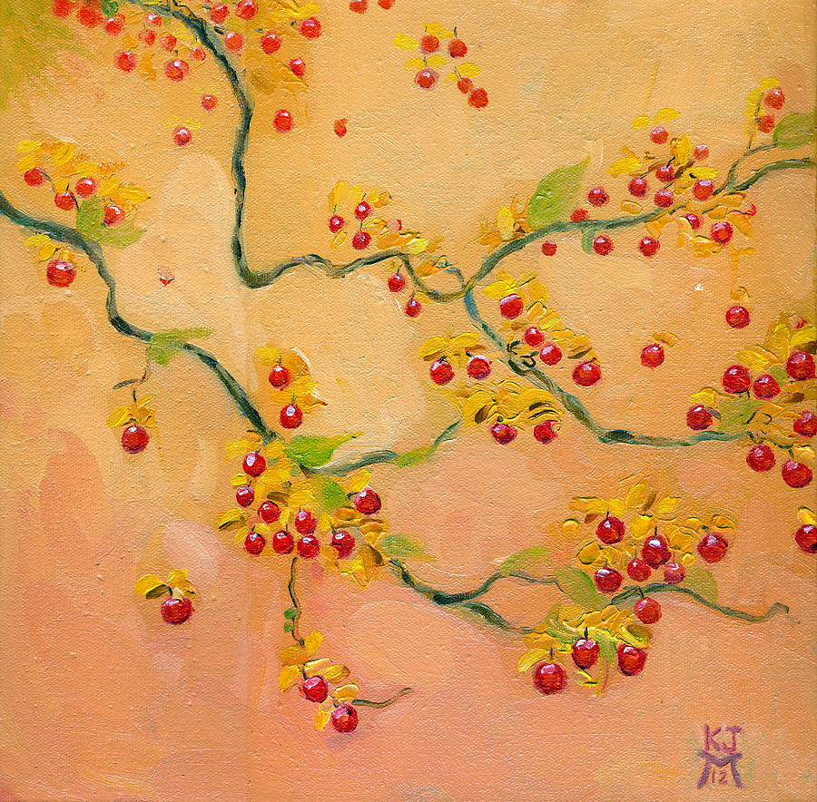 Bittersweets Painting by Katherine Miller