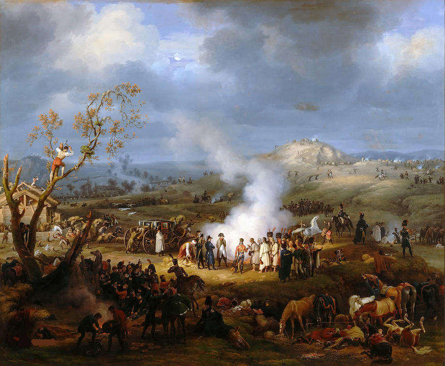 Bivouac Near Austerlitz Napoleon Painting