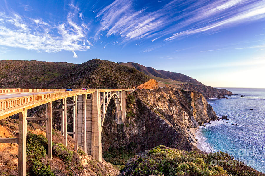 Architecture Photograph - Bixby Bridge by Jerry Fornarotto