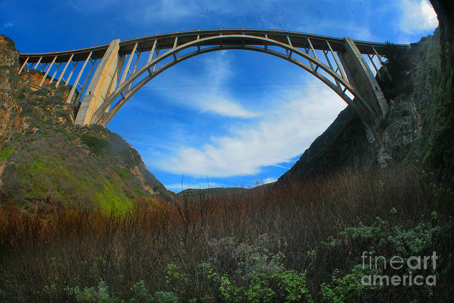Bridge Photograph - Bixby Creek Bridge Big Sur photo by Pat Hathaway Feb. 2015 by Monterey County Historical Society