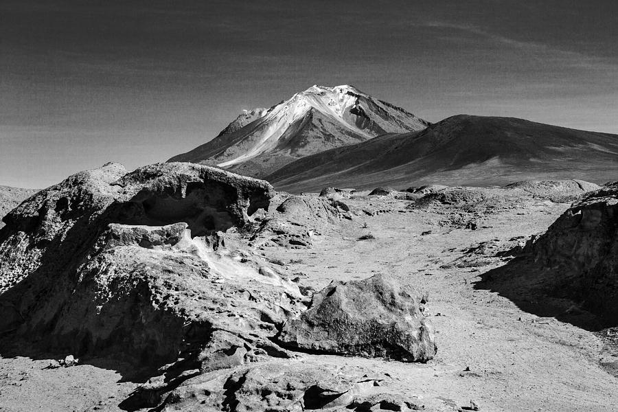 Bizarre Landscape Bolivia Black And White Photograph by For Ninety One ...